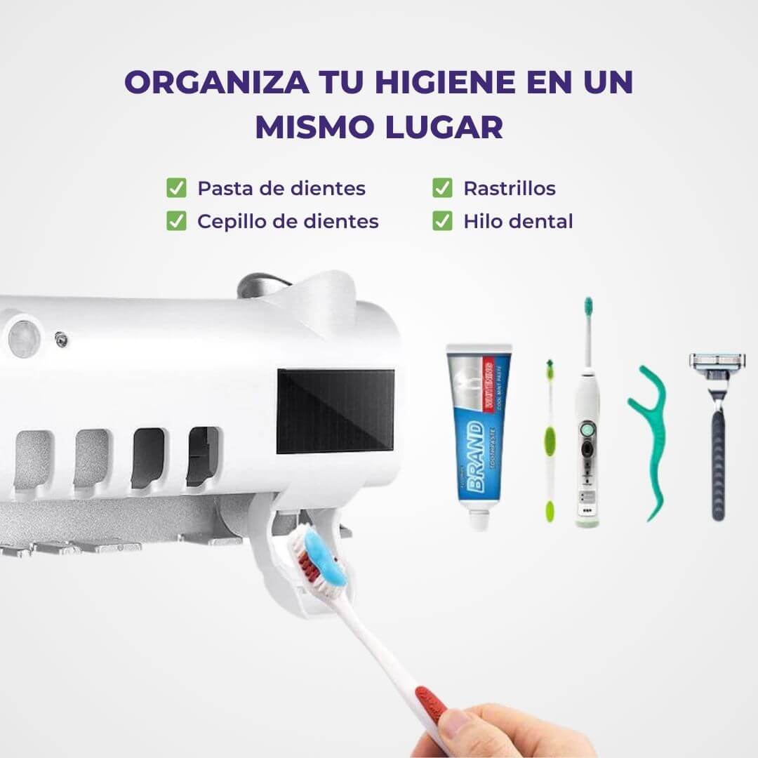 CleanBrush UV™ - Esterilizador y dispensador dental